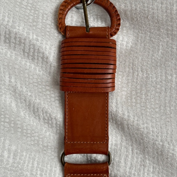Vintage , Etienne Aigner, women’s wide tan leather belt, size M main image 6